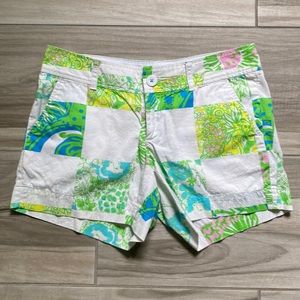 SOLD Lilly Pulitzer Patchwork Callahan Shorts 4